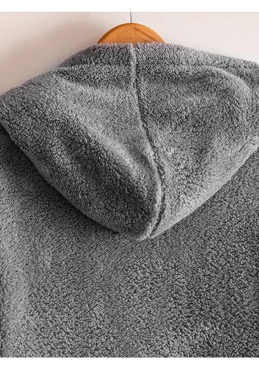 Mulberry Çocuk Giyilebilir Unisex Wellsoft Battaniye Oversize Antrasit