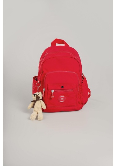 Ççs Kadın 17952 Sırt Çantası Kirmizi Kırmızı