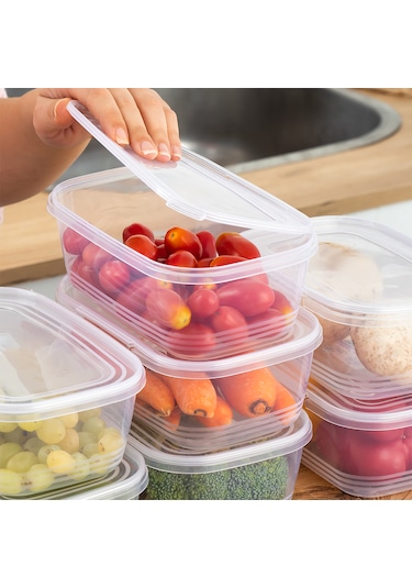 Porsima 1072 10' Lu Kendinden Kapaklı Buzluk Saklama Kabı 1 Lt