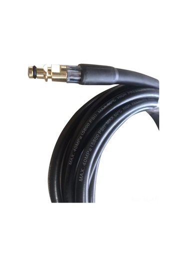 Leezsing Karcher K2-k5 Uyumlu 160bar Çelik Tel Örgülü 6/8/10m Yüksek Basınçlı Yıkama Makinesi Hortumu 6m