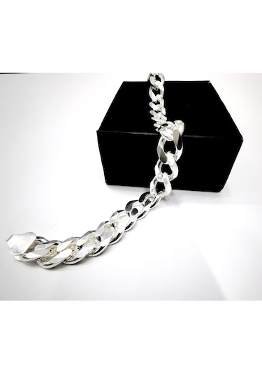 Omar Silver Erkek Gurmet 11 Mm Gümüş Bileklik