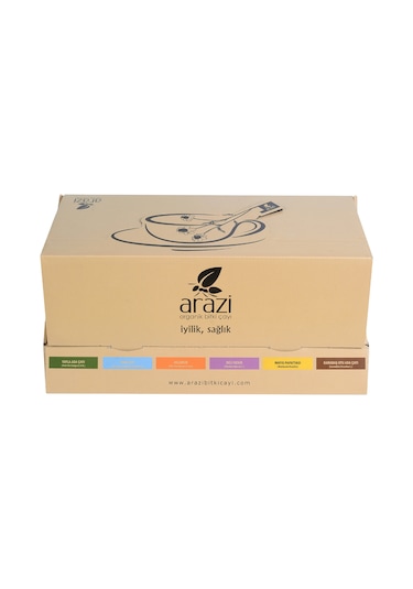 Arazi Organik Bitki Çayı Seti 6 x 10 G