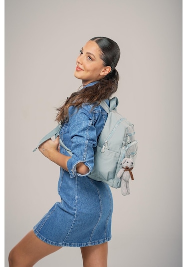 Ççs Kadın 17953 Sırt Çantası MAvi Mavi