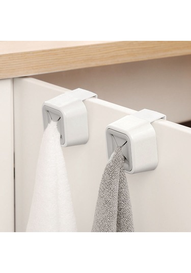 Konesam Banyo Mutfak Plastik Perdeği Bez Tutucu, Delme Yok Kurulum, Dayanıklı Yük Taşıma, Kolay Organizasyon Diğer