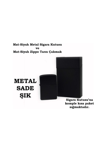 Als Tobacco Çakmak Ve Sigara Kutusu Seti