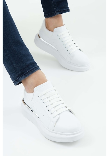 Tamer Tanca Erkek Vegan Beyaz Sneakers & Spor Ayakkabı 804 642 Erk Ayk Sk22/23 Beyaz