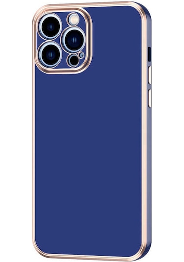 Zeyline Apple Uyumlu iPhone 13 Pro Max Zore Bark Kapak-lacivert