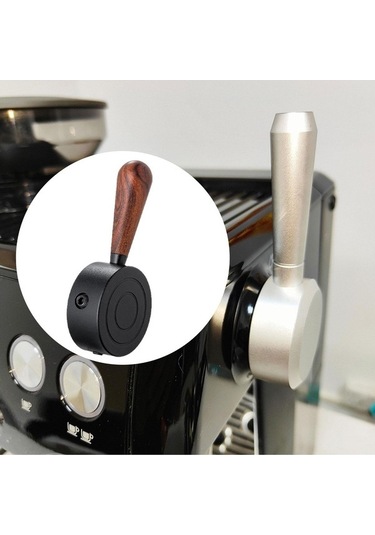 Trendooze Espresso Makinesi Siyah Buhar Kolu, Sağlam Anahtar Düğmesi Siyah