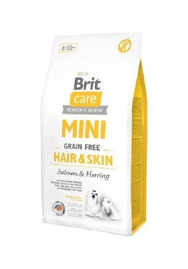 Brit Care Haircare Somonlu Tahılsız Mini Köpek Maması 7 KG