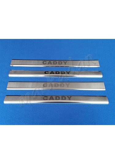 Vw Caddy Krom Kapı Eşiği 2004-2014 4 Parça Paslanmaz Çelik (512721532)