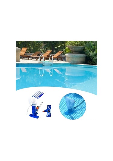 Ulzyvf Havuz Temizleme Seti - 3 Fırçalı Vakum Başlığı + Uzatma Çubuklu Diğer