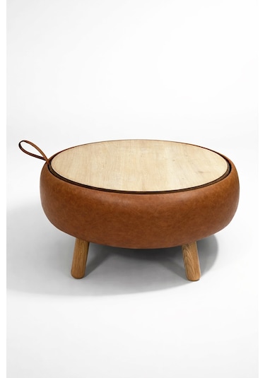 İrina Sandıklı Mekanizmalı Orta Sehpa/bench, Taba