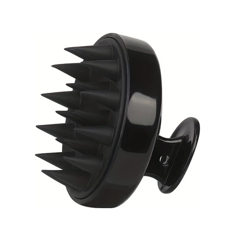 Gateesat Donuk Yeşil 1 Adet Silikon Kafa Derisi Masajı Ve Şampuan Fırçası Saç Bakımı