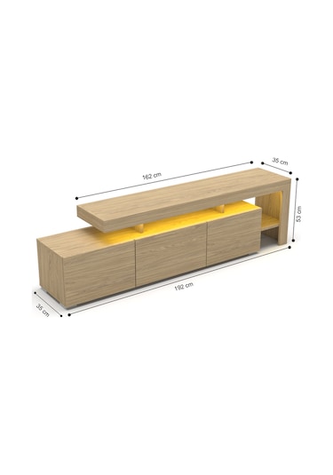 Luma Led Işıklı Tv Ünitesi Klimpt