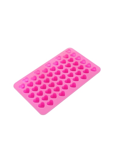 Yaratıcı Kalp Şekli 55-grid Ice Cube Tepsisi Pembe Diğer