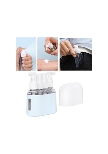 Suntek Magideal 4x Seyahat Sprey Şişesi 50ml Sızdırmaz Parfüm Mavi