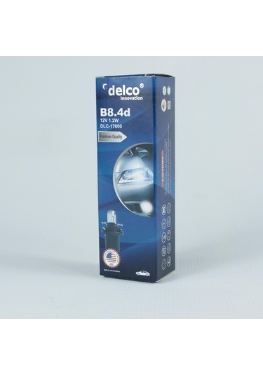 Delco U.s.a B8.4d 1.2w Duylu Gösterge Ampulü 12 Volt 10 Adet