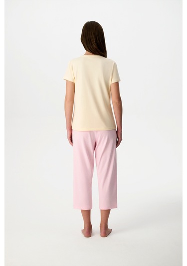 Penti Pembe Roses Kapri Pijama Takımı