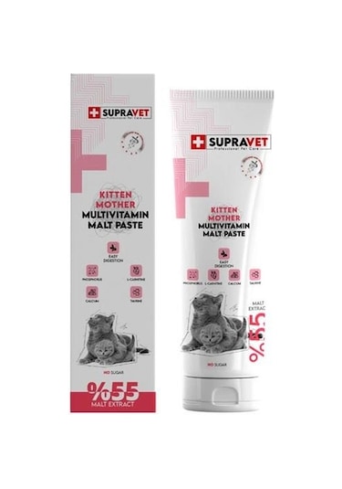 Supravet Multivitamin 100 Gr Malt Anne Ve Yavru Kedi Macunu