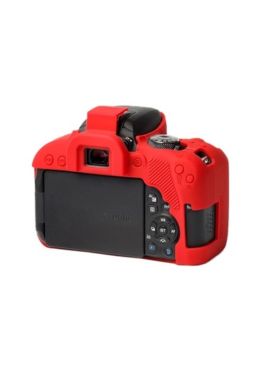 Easycover Canon 800D Silikon Kılıf Ecc800Dr (Kırmızı)