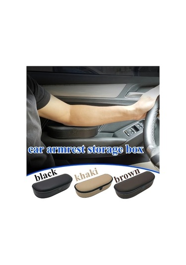 Trendooze Sunshine022 Araç Kapısı Kolçak Organizasyon Kutusu Siyah Abs Dayanıklı Kaymaz Tabanlı Saklama Siyah