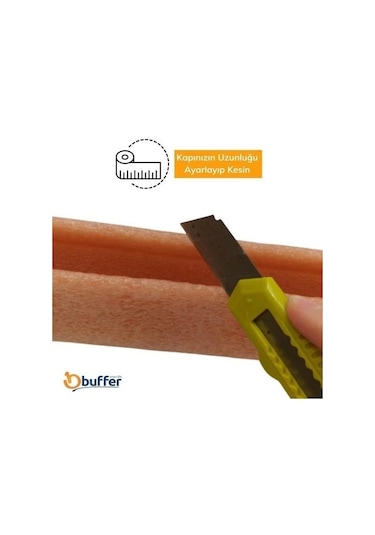 4 Adet Kapı Toz Rüzgar Önleyici Isı Yalıtımı Sağlayan Sızdırmaz Strafor Çok Renkli