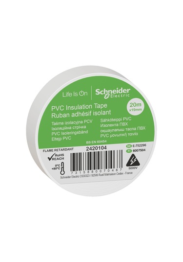 Schneider Thorsman İzolasyon Bandı 19MMx20MT Beyaz - 2420104