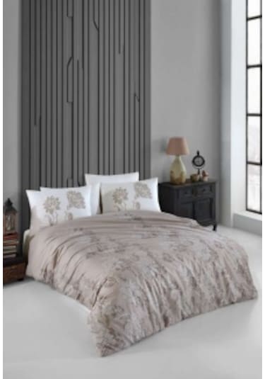 Vectra Brown Tek Kişilik Kapitoneli Nevresim Takımı 4 Mevsim Set