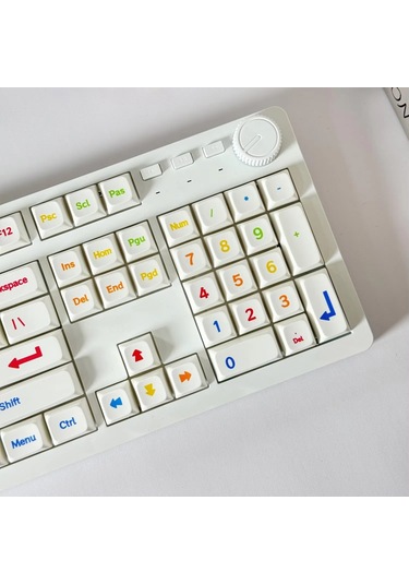 Mekanik Oyun Klavyeleri İçin 113 Tuşlu Pbt Xda Yükseklik Renkli Tuş Takımı