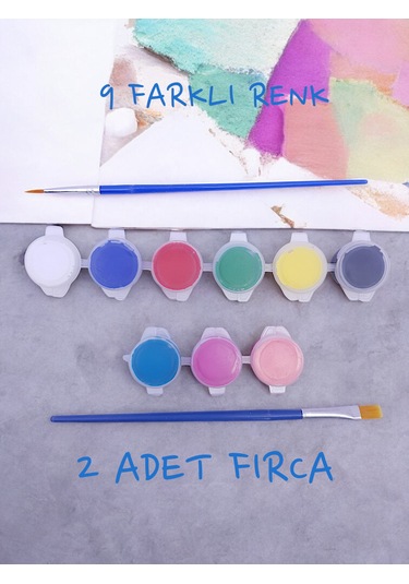 Taş Boyama Etkinliği, 30 Parça Sevimli Dinozorlar Ve Kabuklu Fosi