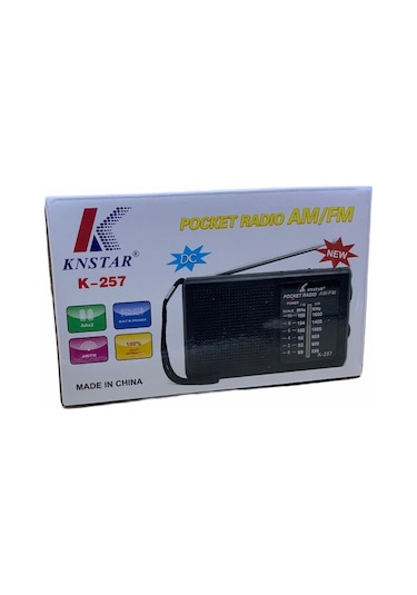 Knstar K-257 Pilli Cep Radyosu