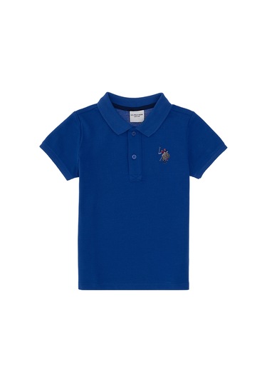 U.s. Polo Assn. Erkek Çocuk Saks Tişört Basic 50306484-vr045 Sax Saks Mavi