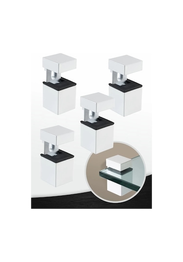 Metalheart Metal Raf Tutucu 4 Adet Beyaz 371862955 Beyaz