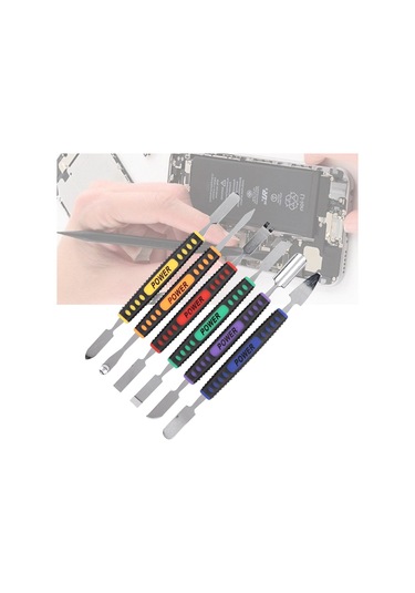 Folinda Tam Metal Cep Telefonu, Tablet, Dizüstü Bilgisayar Tamir Aracı - Kaygan Kullanim, Kayup Giriş, Kabuk Açma, Dayanıklı Çekiciler Seti 6 Adet