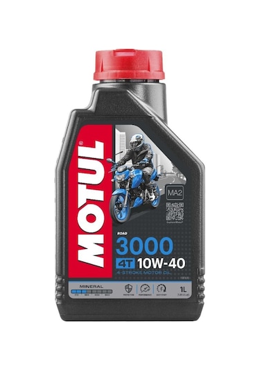 Motul 3000 10W-40 4T Motosiklet Motor Yağı 12 x 1 L