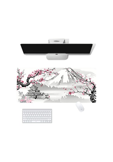 Hangfox Uzay Gezegen Desenli Oyun Mouse Padı - 400x800x3mm, Kaliteli Kauçuk, Hassas Kenar Kilit, Smooth Dokunmatik, Dayanıklı Ve Hafif