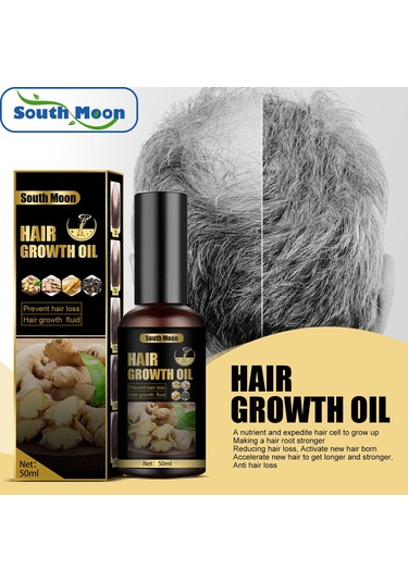 Güney Ay Saç Büyüme Spreyi Saç Dökülmesi Serumu Tedavisi Sprey Nemlendirici Onarım Tedavisi Saç Büyüme Sıvısı 50 Ml Dropshipping