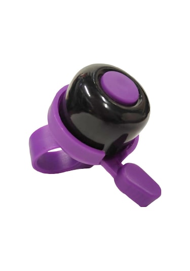 Sarissa Çocuk Bisikleti Zil 1. Kalite Plastik Gövde Metal Çan Mor Siyah Mor - Siyah