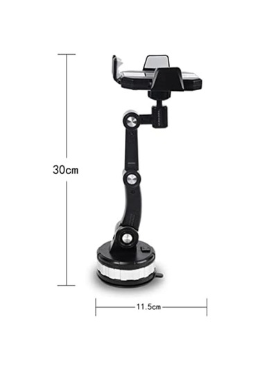 Buffer Jel Vantuzlu Cama Takılabilen Güçlü 360 Derece Dönebilen Ayarlanabilir Araç Içi Vantuzlu Tel