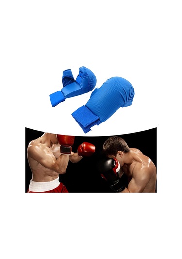 Suntek Boks Eldivenleri Deri Hafif Taşınabilir Mma Spor Mavi-xs Mavi Xs Mavi