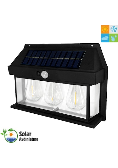 Mrs Solar Hb-500 Dekoratif Güneş Enerjili Bahçe 3 Adet Led Ampül