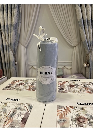 Clasy Minel Tek Kişilik Lastikli Çarşaf Seti Antrasit 100x200 Antrasit