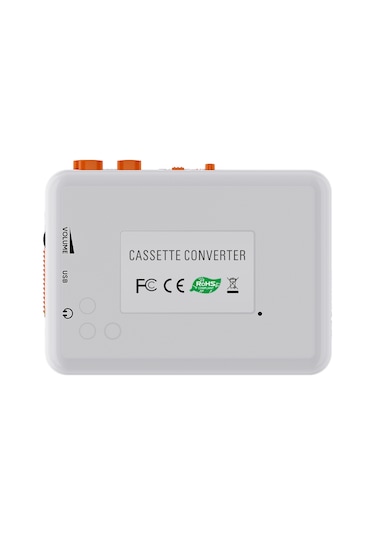 Singree Taşınabilir Kaset Çalar - Usb İle Mp3 Dönüştürücü, Kulaklık Çıkışlı, Beyaz Renk