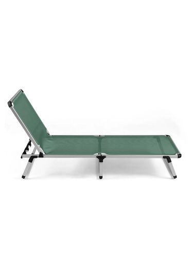 Missidea Alüminyum Katlanır Ve Taşınır Şezlong Dark Green Yeşil