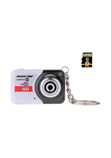 Kangvka Andoer X6 Taşınabilir Mini Kamera: 32gb Hafıza Kartı, Ses Kaydı, Hareket Algılama Ve Otomatik Kapanma Özellikleri