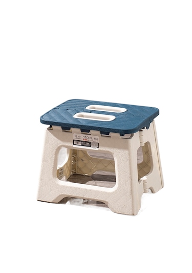 Mini Portatif Kalınlaştırılmış Katlanır Tabure-mavi 05