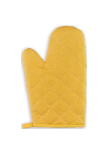 Yanmaz Ve Isıya Dayanıklı Fırın Eldiveni Ve Tutacak 2 Eldiven, 2 Tutacak Sarı