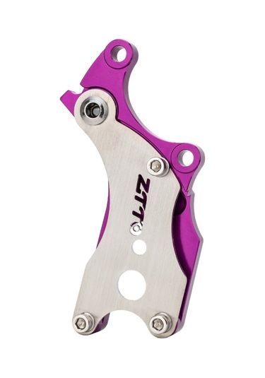 Fosenze Ztto Aluminyum-çelik Disk Fren Adaptörü: Dağ Yolu Bisikleti Fren Performansını Artırıcı Dönüştürücü, Mor Opp Paketli