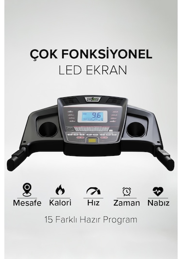 Proforce Optimum Koşu Bandı 2.5 Hp Led Gösterge 0 - 14 Km/S Hız Kolay Kurulum