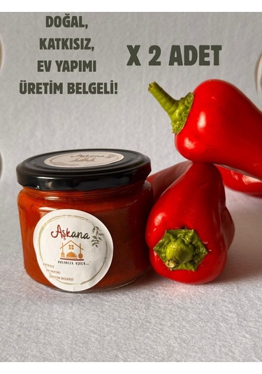 Lutenitsa - Doğal, Katkısız, Ev Yapımı Ve Üretim Belgeli Balkan Sosu, Kahvaltılık Sos-300 Grx2adt